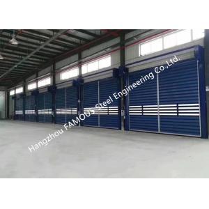 Aluminum Insulated Electric Rolling Shutter Doors With Customized Color For