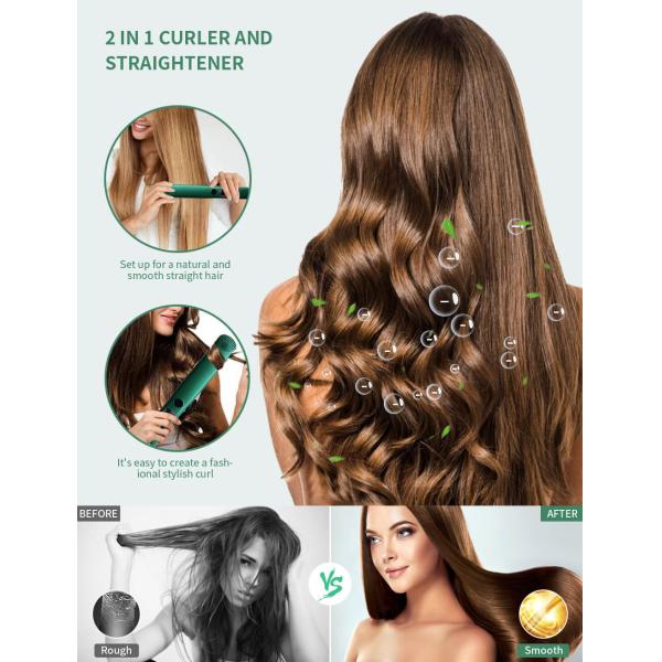 110V - 240V MCH Heating Portable Flat Iron For Hair Straightening