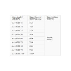 Fast Acting 100 Amp Car Fuse 500v Ac Voltage White Color For Electronics