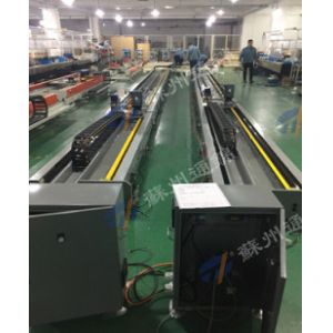Blue Robot Rail System , Non - Pollution Robot Linear Track Flexible To Install