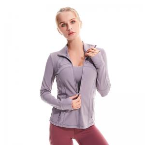 Quality Lightweight Full Zip Running Yoga Sports Track Jackets for sale