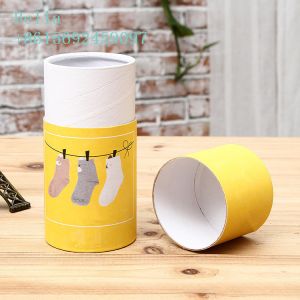 Cardboard Cylinder Paper Box Packaging Round / Customized Shape 350g