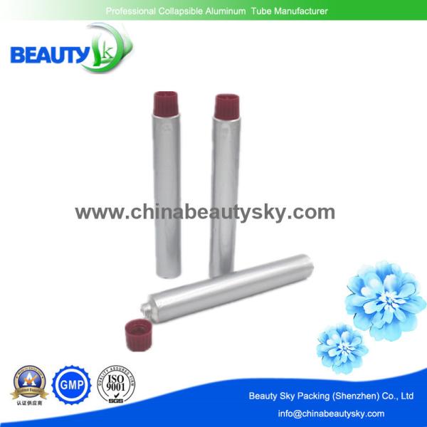 Soft aluminum Tubes for PH>7 Hair Dying cream for Janpanese market with silver