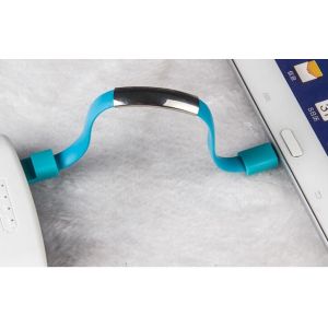 2017 new arrival wristband usb cable for iphone samsung