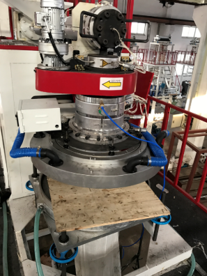 Alloy Steel Screw Plastic Film Blowing Machine FB-G Polypropylene Rotary Die