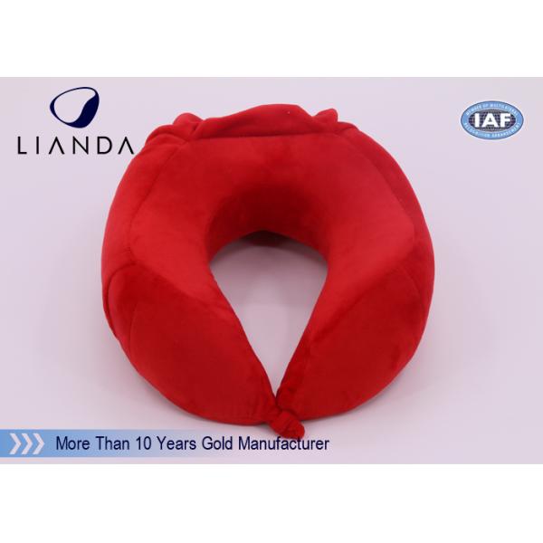 U Shape Memory Foam Pillows / Multifunctional U shape Neck Pillow With Pouch