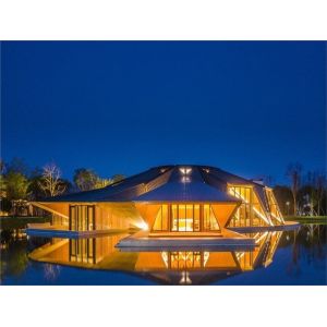 Multi Span Steel Building Design With Q235 C Channel Purlin