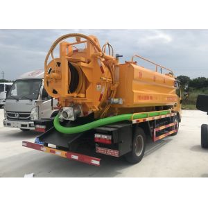 RHD 5m3 Vacuum Sewage Suction Truck With Jurop Vacuum Pump