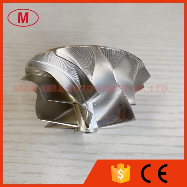 GT15-25 49.62/61.98mm 6+6 blades Turbo milling/aluminum 2618/billet compressor wheel
