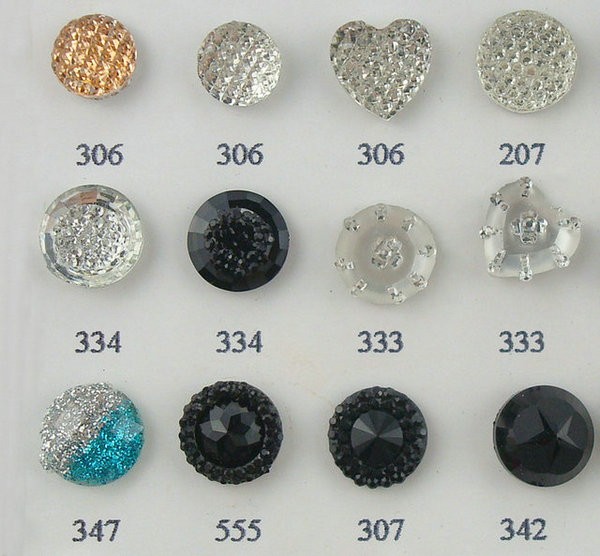 wholesale decorative glass shank button shirt buttons manufactory