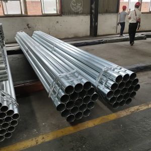 Q355 Q345 Furniture Galvanized Steel Tube 12m Length Decoiling Punching