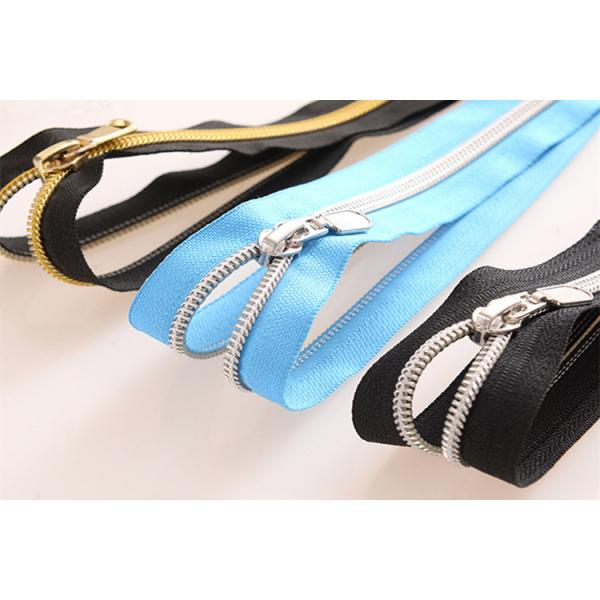 Buy #5 Nylon Zipper Gold Teeth For High Quality Bag And Jacket Garment Accessories at wholesale prices