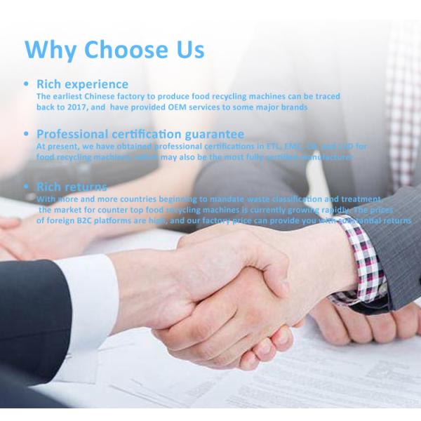 Domestic Electric Countertop Compost Machine Bin 2.5L 500W