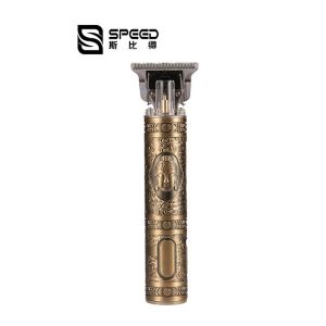 Professional Zero Gapped T-Blade Outlining Cordless Barber Hair Clippers