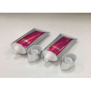 China Holographic Coating Aluminum Barrier Flat Oval Toothpaste Tube Packaging on sale