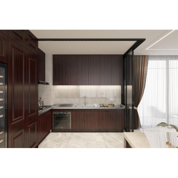 European Stainless Steel Kitchen Cabinets with Space Divider