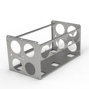 Graphics Case Crypto Coin 8gpu Ethereum ETH Mining Frame Rig Open Air Stackable