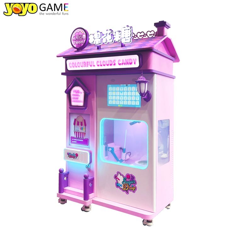 New Vending Machine 2024 Professional Intelligent Automatic Cotton Candy Vending