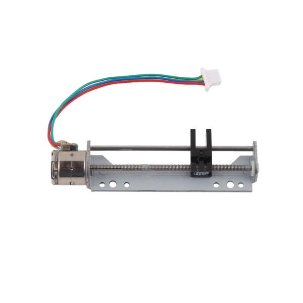 Buy VSM1069 Miniature 18-Degree Step Angle Stepper Motor with Bracket, Screw and Slider for Various Industries at wholesale prices