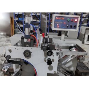 Auto Paper Rolls Slitter Rewinder Machine 350mm PLC Control