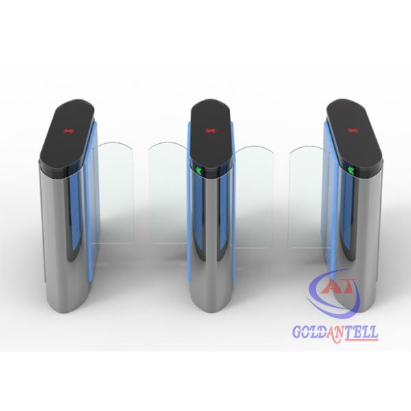 bi-directional channel electrical safe library entrance turnstile with barcode