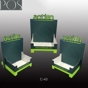 customized PDQ cardboard box on the supermarket shelves