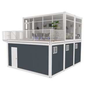 Steel Door Outdoor Prefabricated Container House for Modular Tiny Storage Office