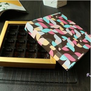 Customize Valentines Sweet Candy Small Chocolate Box Packaging with Magnetic