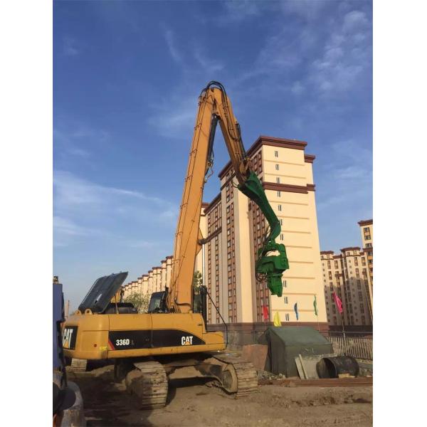 Antiwear Multiscene Vibratory Pile Driver , Q355B Excavator Mounted Vibro Hammer