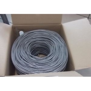 UTP CAT5E Network Cable 24 AWG Copper Clad Aluminum with PVC Jacket 100 MHz