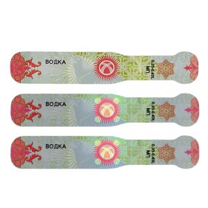 Digital Printing and Text on Custom Security Stickers with Logo