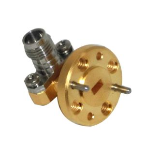 Quality WR12 FUGP Flange R740 1.85mm Coaxial Adapter Right Angle for sale