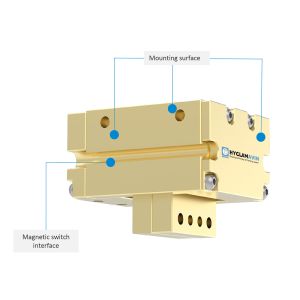 Pneumatic Parallel Two Jaw Gripper TSC Gripping Solution For Small Parts