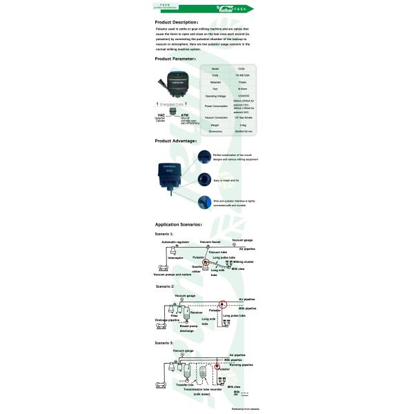 Interpuls CV30 Electronic Pulsator With 4 Exits Or 2 Exits For Milking Machine In Dairy Farm