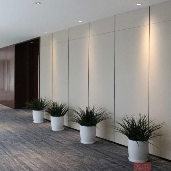 Buy White Wooden Office Wall Dividers Sound Proof Partition Walls at wholesale prices