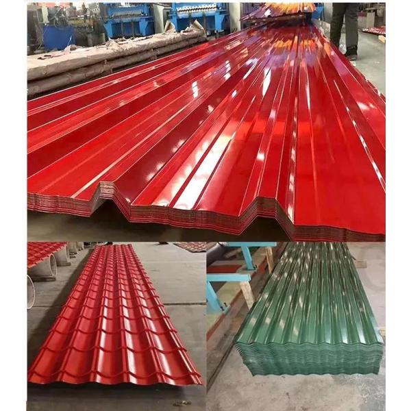 Hot Dip Corrugated Roofing DX51D Z100 24 Gauge Z275 PPGI Steel Sheet 4x8 Galvanized Steel Plate