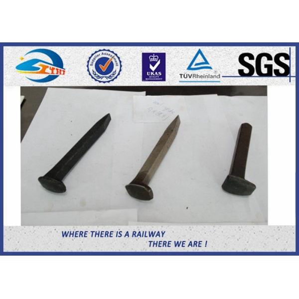 Buy AREM Q235 Carbon Steel Driving Railroad Spikes / Rail Road Spike at wholesale prices