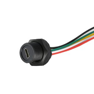 Quality 30V Current Voltage Circular Plastic Connectors With Female Male Terminals for sale