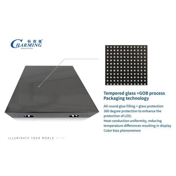 IP65 WATERROOF P3.91 VIDEO FLOOR TILES TEMPERED GLASS VERSION