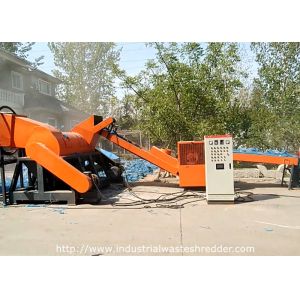 China Agricultural Films Dirty Ground Films Plastic Waste Shredder With Sand Soil Removal on sale