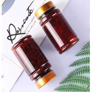 100ml 150ml 200ml Amber Plastic Pill Bottles With Cap Transparent