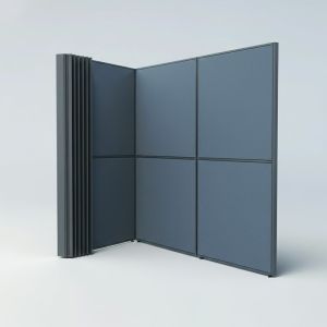 Quality Multiple Panels Office Partition Sound Insulation With Easy Manual Operation for sale