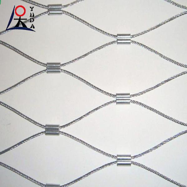 Customized Diameter Stainless Steel Wire Rope Mesh Slope Protection Soft