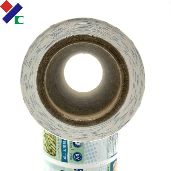Laminated Printed Food Packaging Film Roll 76mm Core 30 Micron