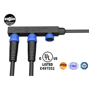 HYFD Standard F Shape 10A 250V M15 Connector