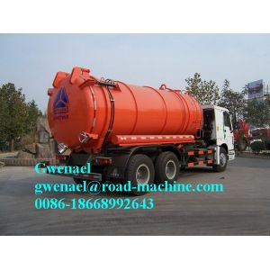4m3 - 16m3 Sewage Sewage Suction Truck Dumping System With High Pressure Italian