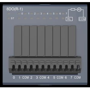 Quality PLC Communication Module Decowell RS Series Integrated I/O 8do R-1 Easy Installation for sale