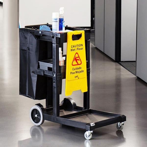 Janitorial Cart Bag Waterproof High Capacity Thickened Housekeeping Commercial Janitorial Cleaning Cart Bag