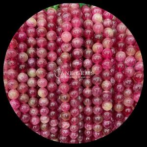 Round Cut Gems Bead Various Colors Chalcedony Loose Bead Strands Suitable for