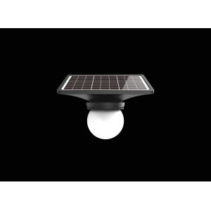 5W Integrated Polycrystalline Silicon Solar Panel Flashlight